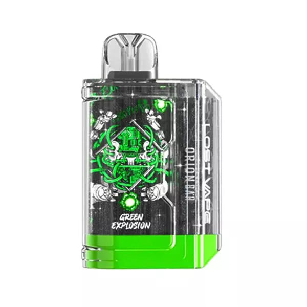 Green Explosion Lost Vape Orion Bar 7500