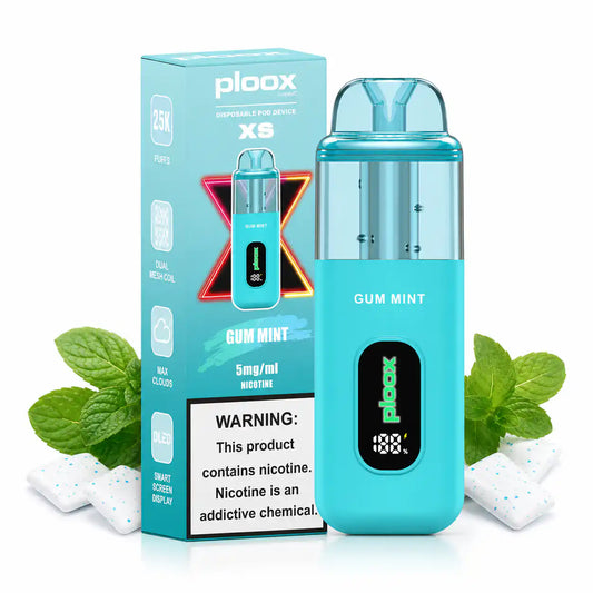 Gum Mint - Ploox XS 25k Disposable E-Hookah