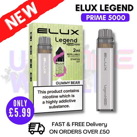 Gummy Bear Elux Legend PRIME 5000 Puff Einweg-Vape-Kit
