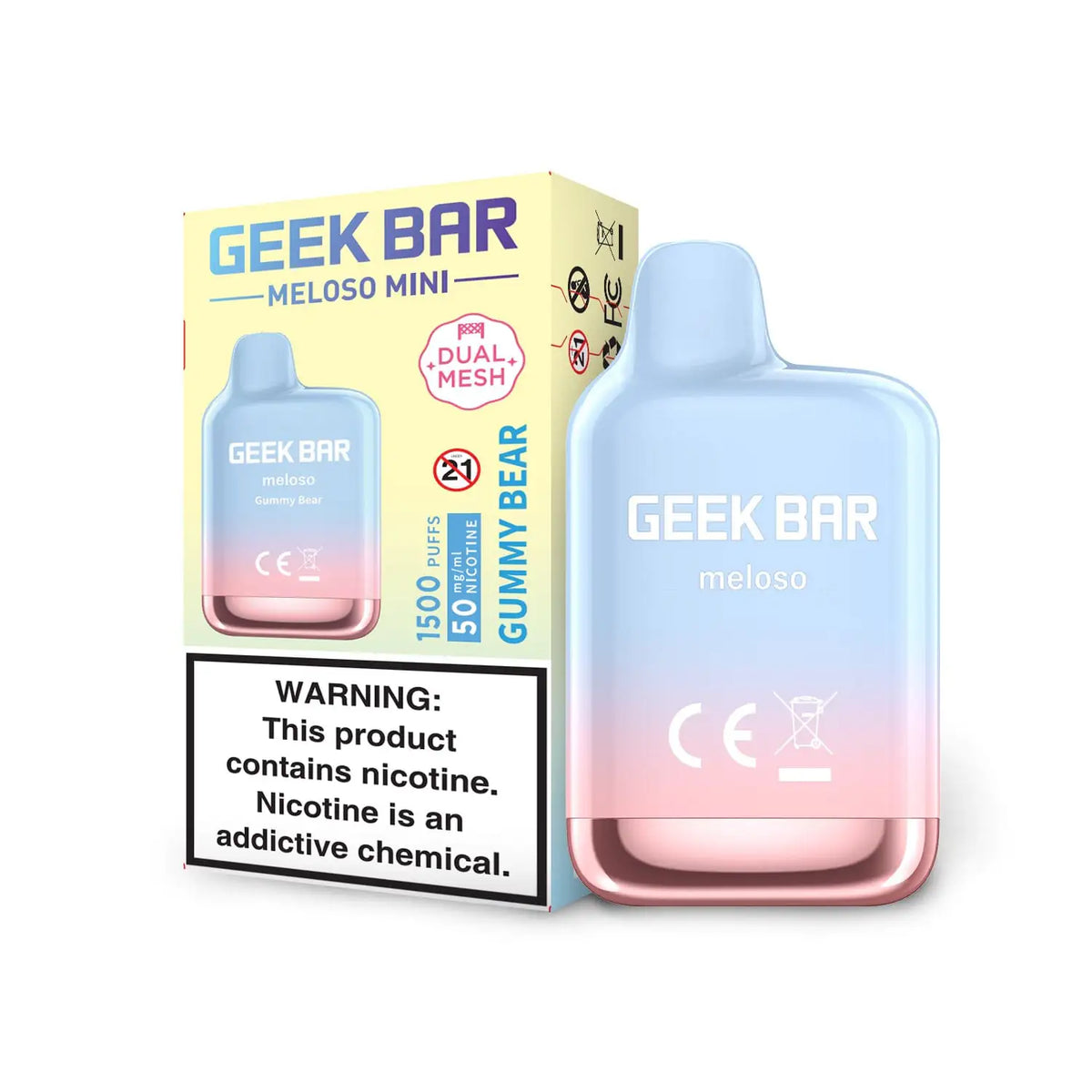 Gummy Bear - Geek Bar Meloso Mini 1500 Disposable Vape