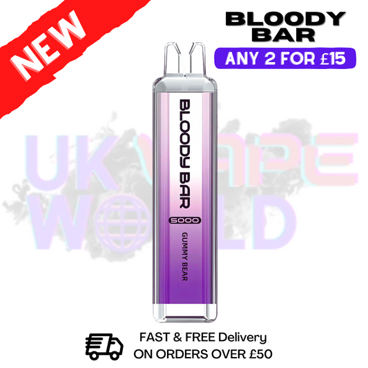 Gummy Bear Bloody Bar 5000 Puffs Einweg