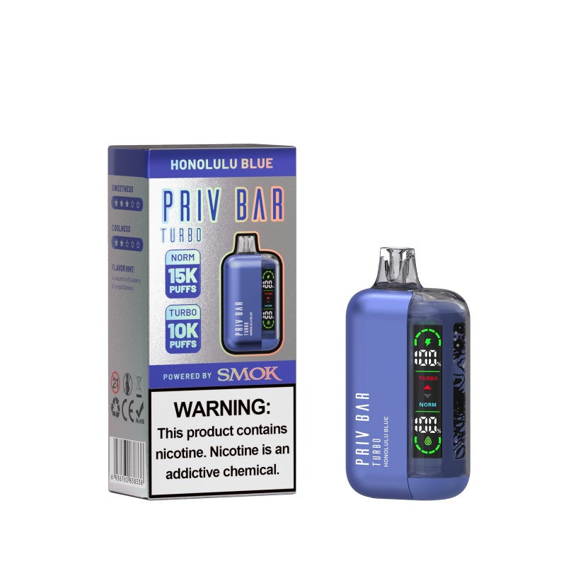 Honolulu Blue Priv Bar Turbo 15000