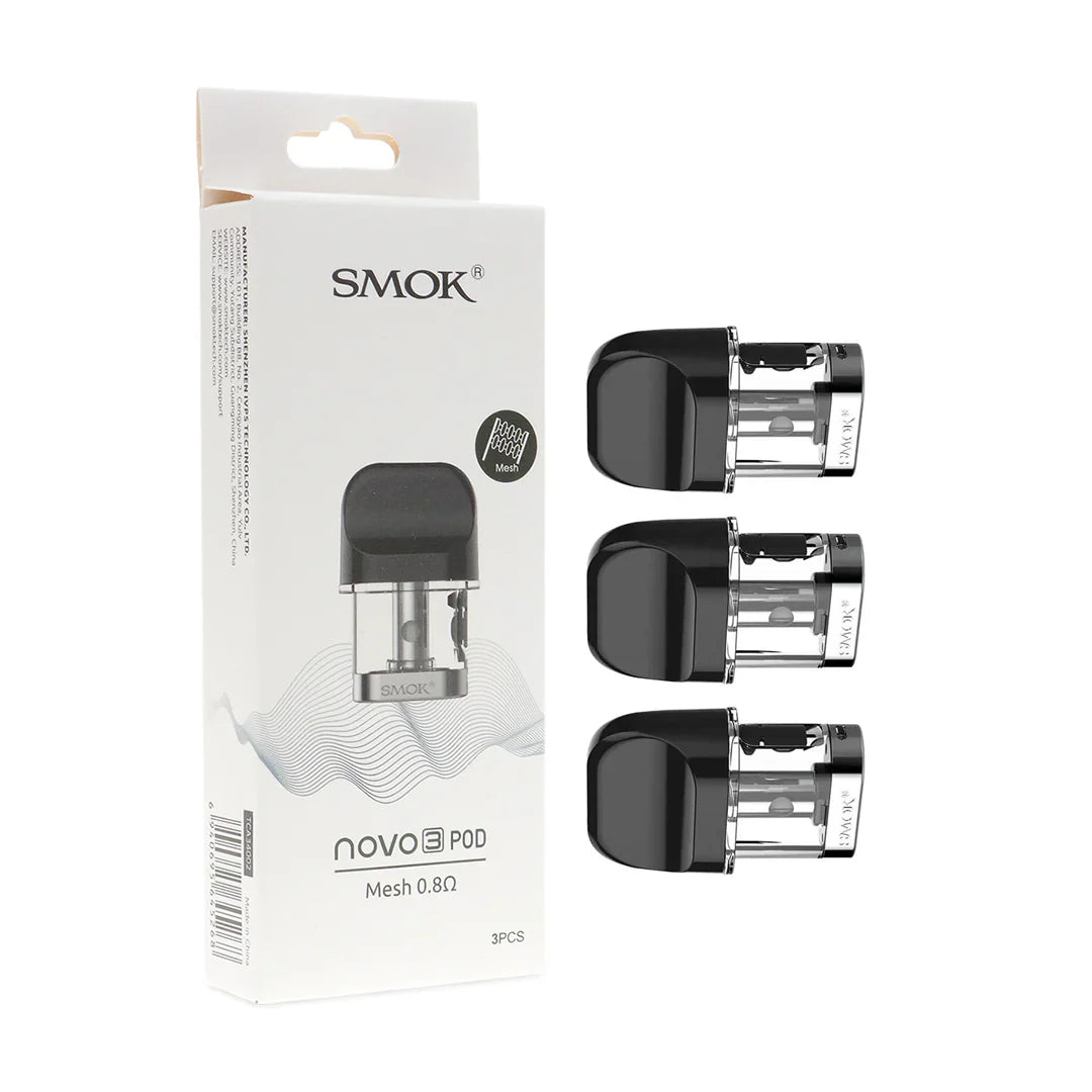 SMOK Novo 2 & 3 Replacement Pods 3-Pack