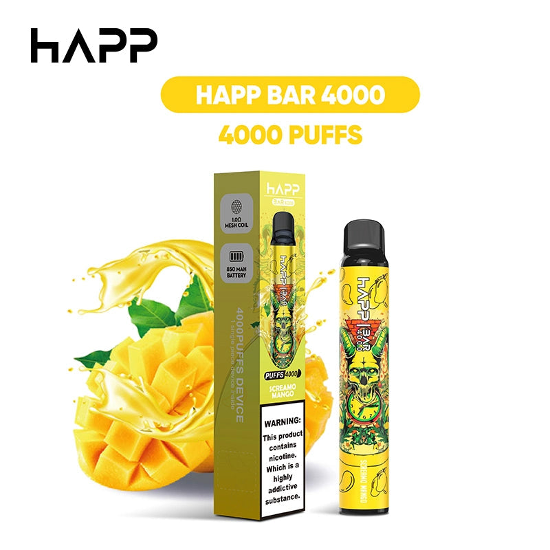 Happ 4000 Züge 8ml E-Zigarette Einweg-Vape-Bar 