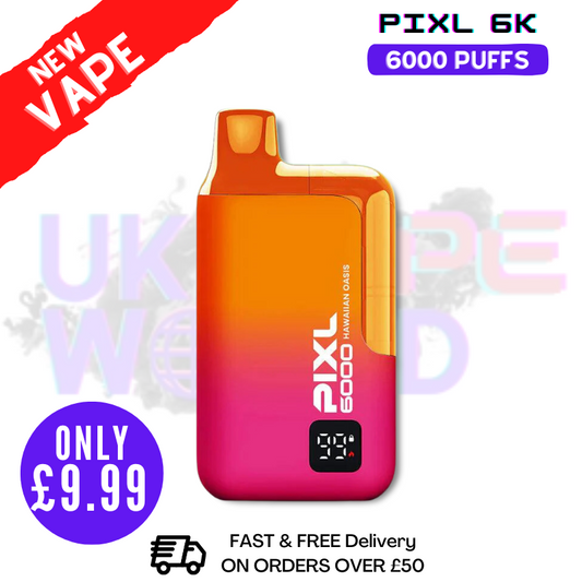 Hawaiian Oasis Pixl 6000 6K Puff Einweg-E-Zigarette – nur 9,99 £
