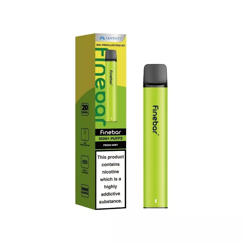 Hayati Finebar 1000 Puff Prefilled & Reusable Pod Kit