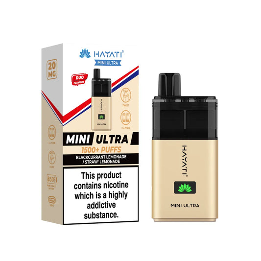Hayati Mini Ultra 1500 vorgefülltes Pod-Kit