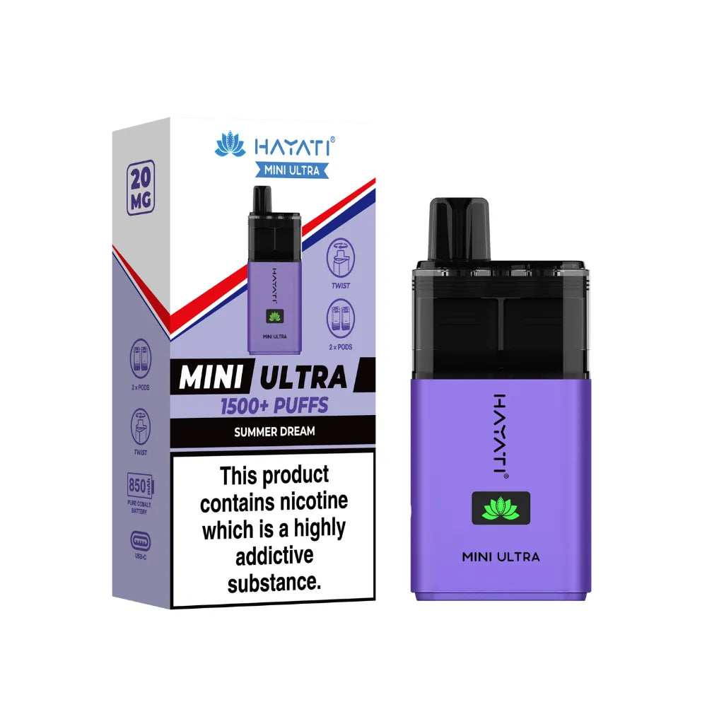 Hayati Mini Ultra 1500 Prefilled Pod Kit