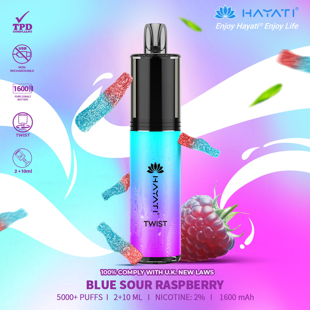 Hayati Twist 5000 Puffs Einweg-Vape-Pod-Kit