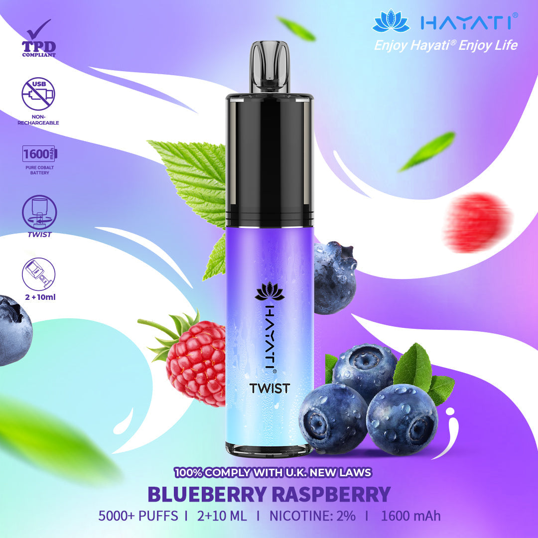 Hayati Twist 5000 Puffs Einweg-Vape-Pod-Kit