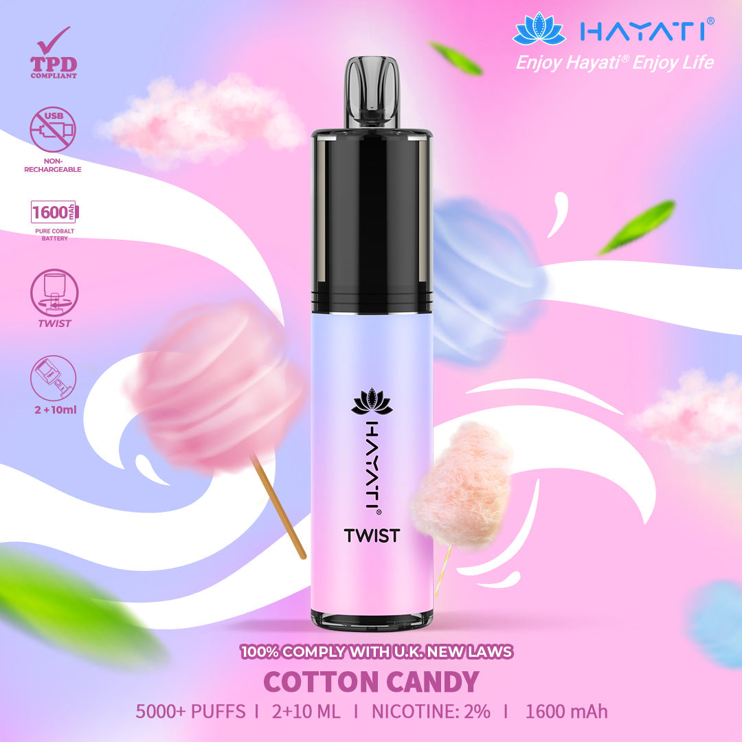 Hayati Twist 5000 Puffs Einweg-Vape-Pod-Kit