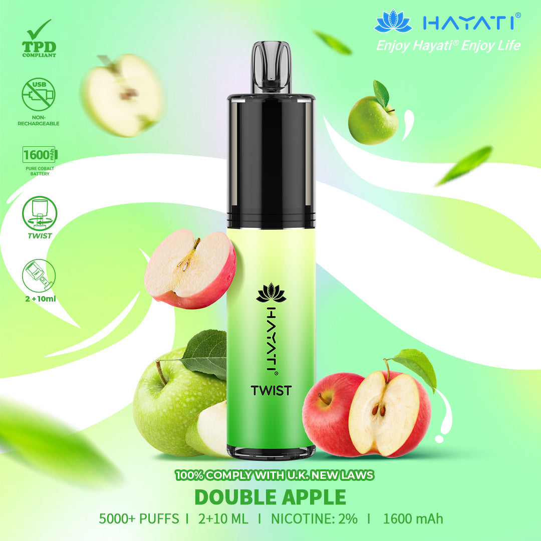 Hayati Twist 5000 Puffs Einweg-Vape-Pod-Kit