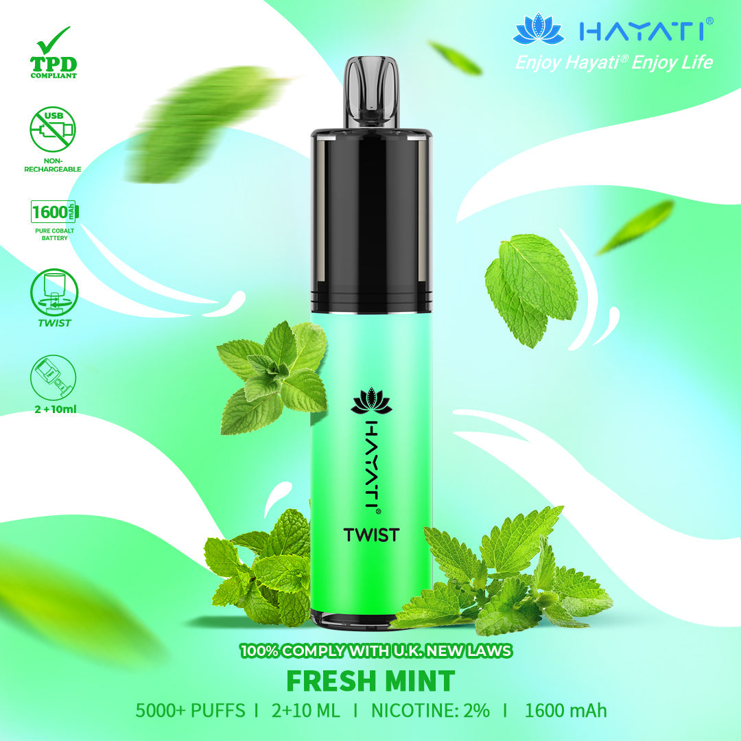 Hayati Twist 5000 Puffs Einweg-Vape-Pod-Kit