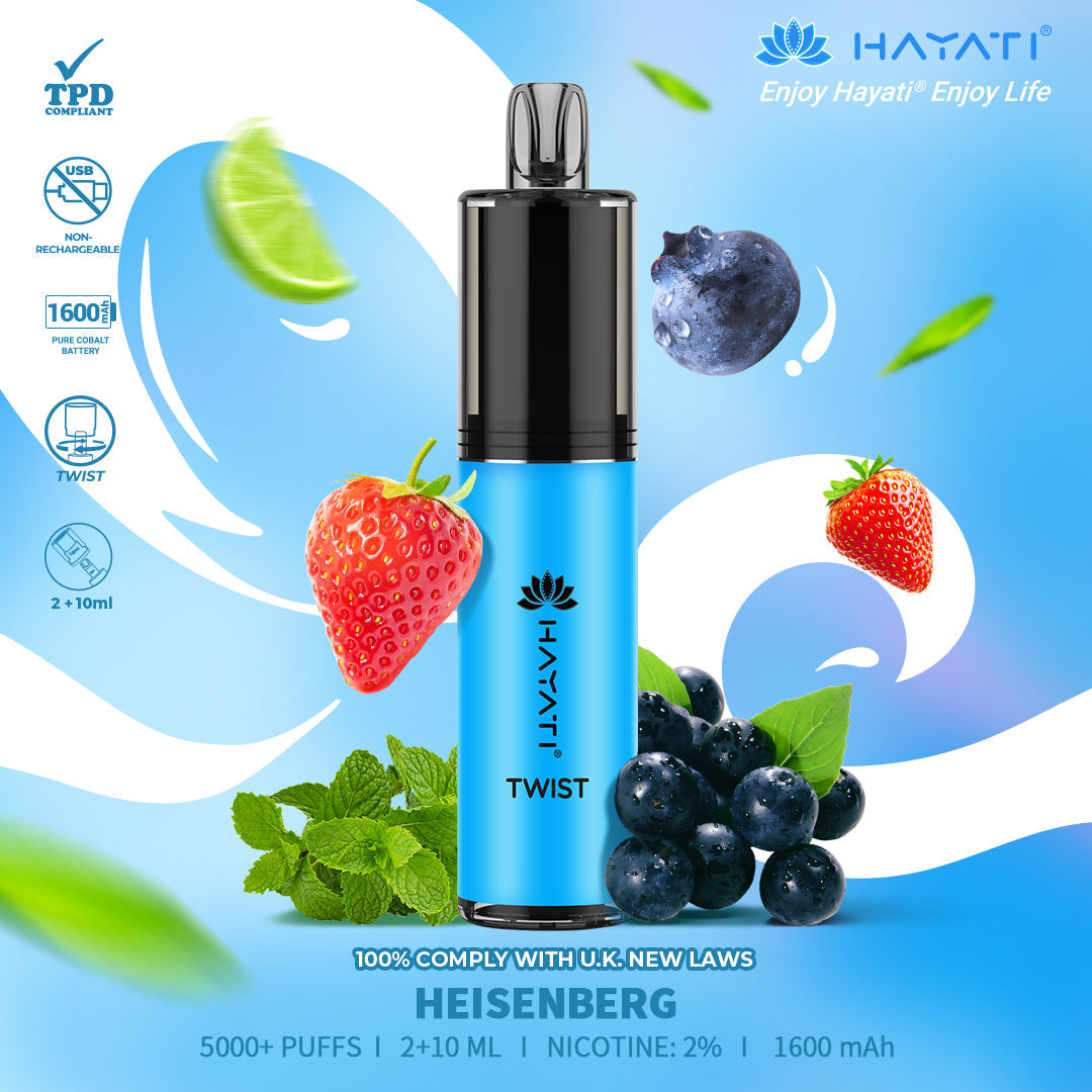 Hayati Twist 5000 Puffs Einweg-Vape-Pod-Kit