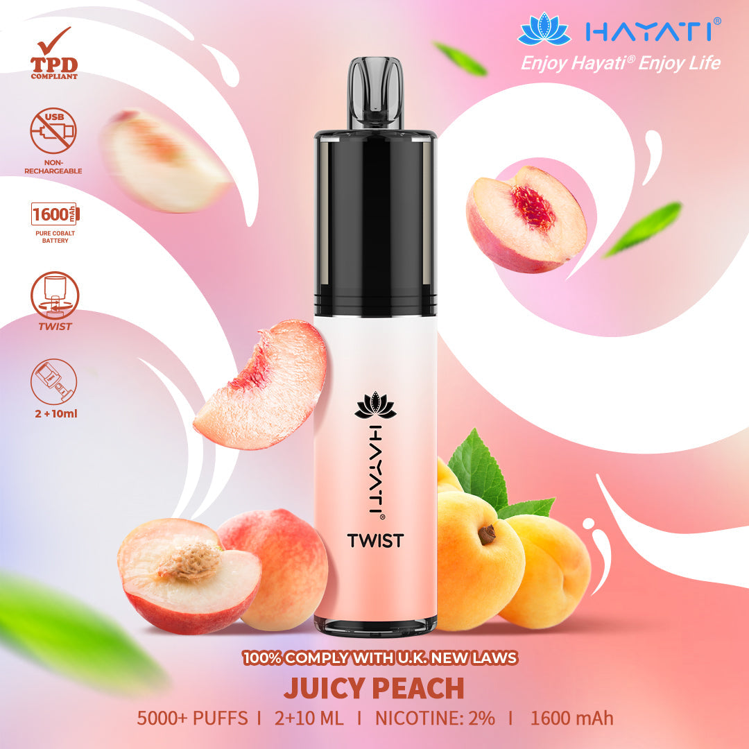 Hayati Twist 5000 Puffs Einweg-Vape-Pod-Kit