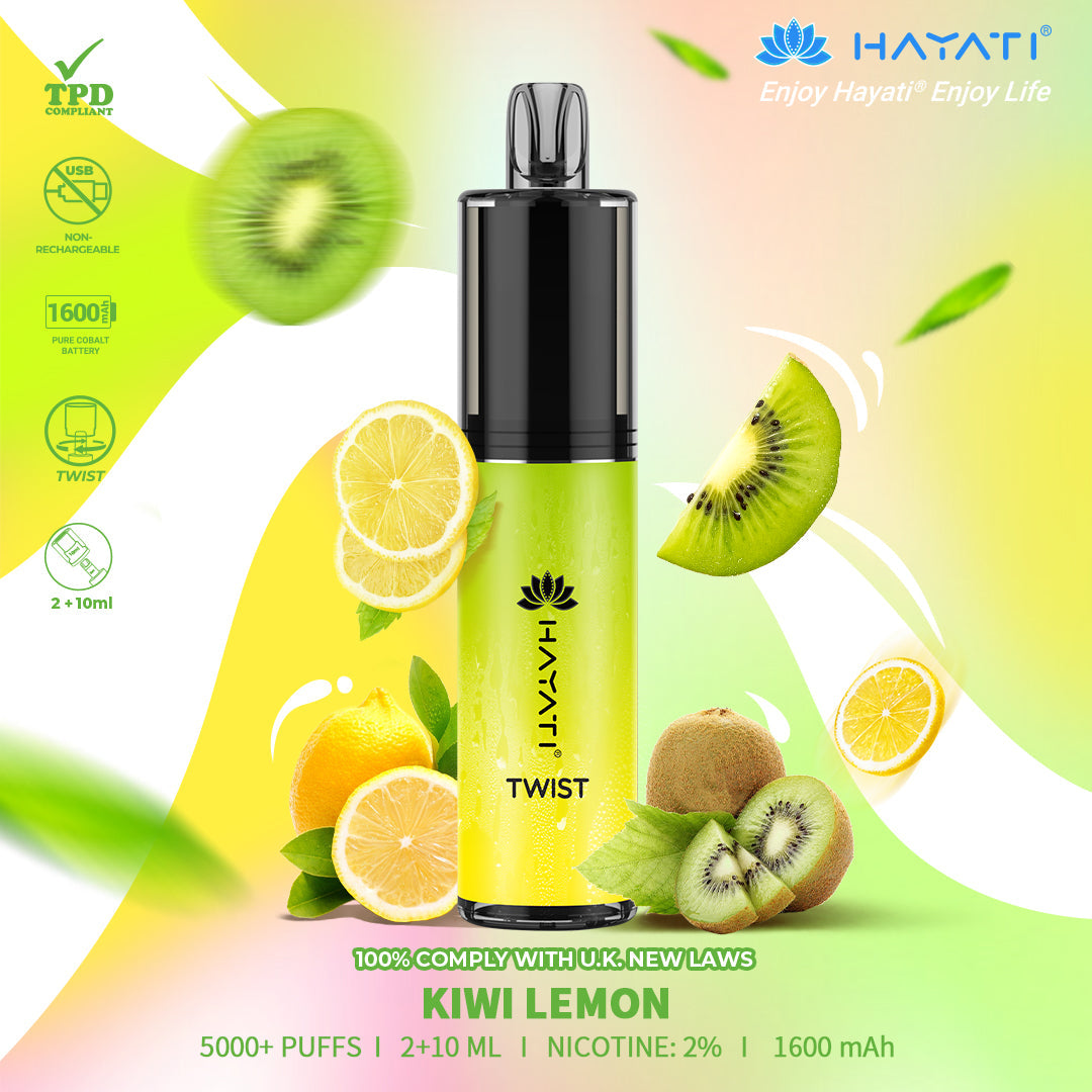 Hayati Twist 5000 Puffs Einweg-Vape-Pod-Kit