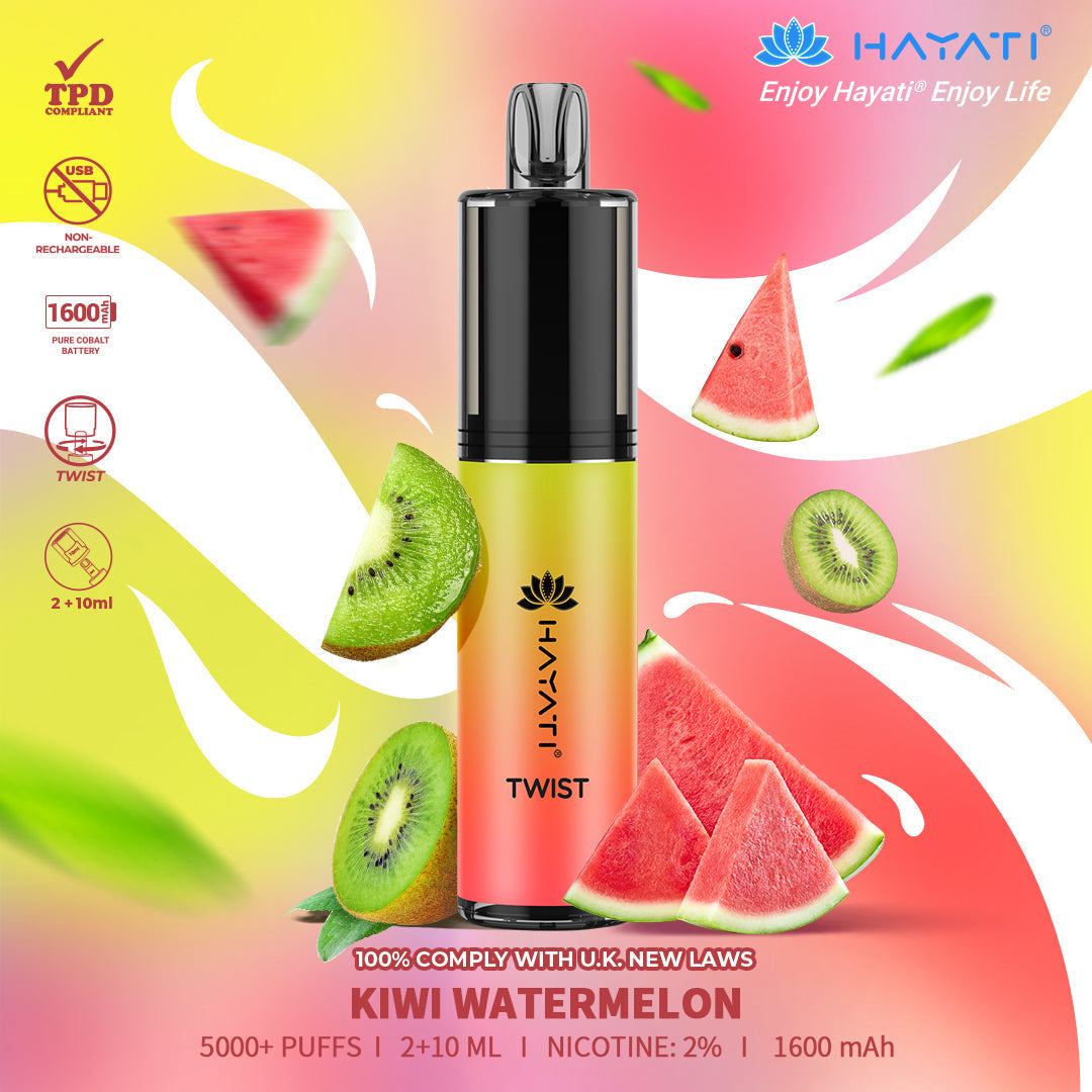 Hayati Twist 5000 Puffs Einweg-Vape-Pod-Kit