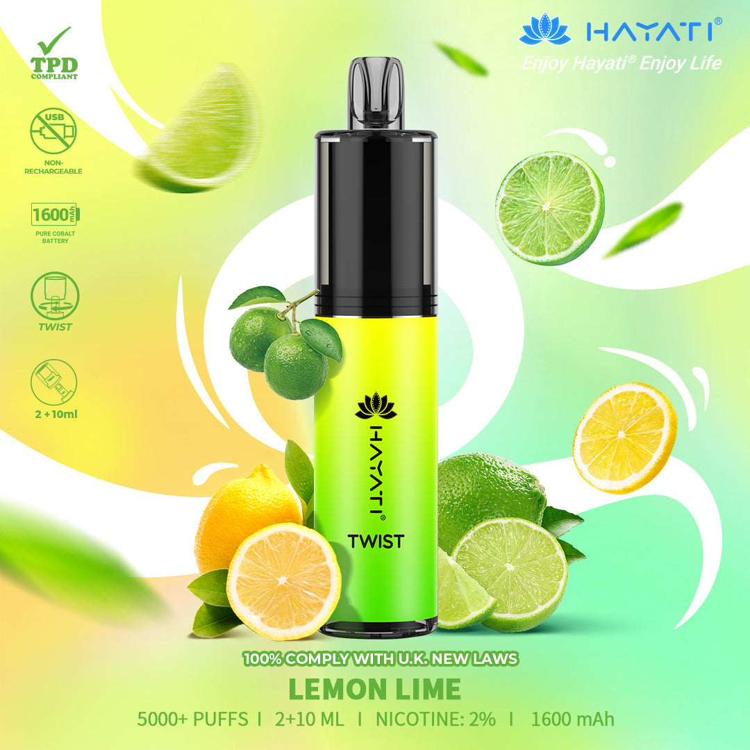 Hayati Twist 5000 Puffs Einweg-Vape-Pod-Kit