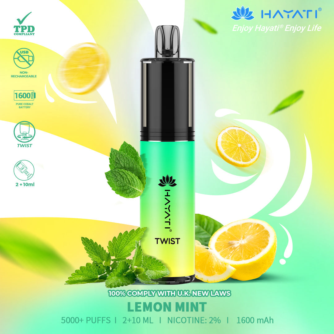 Hayati Twist 5000 Puffs Einweg-Vape-Pod-Kit