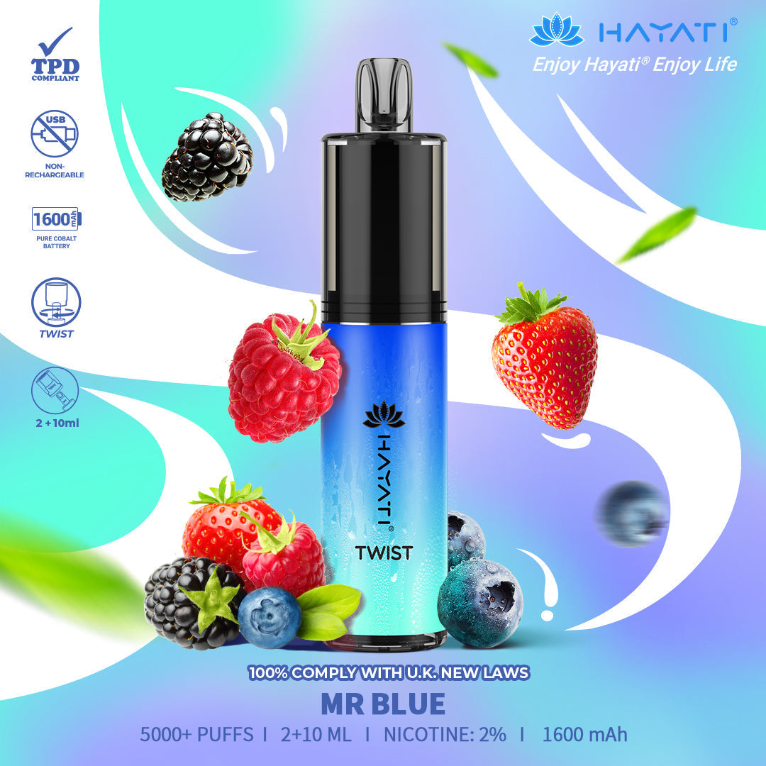 Hayati Twist 5000 Puffs Einweg-Vape-Pod-Kit