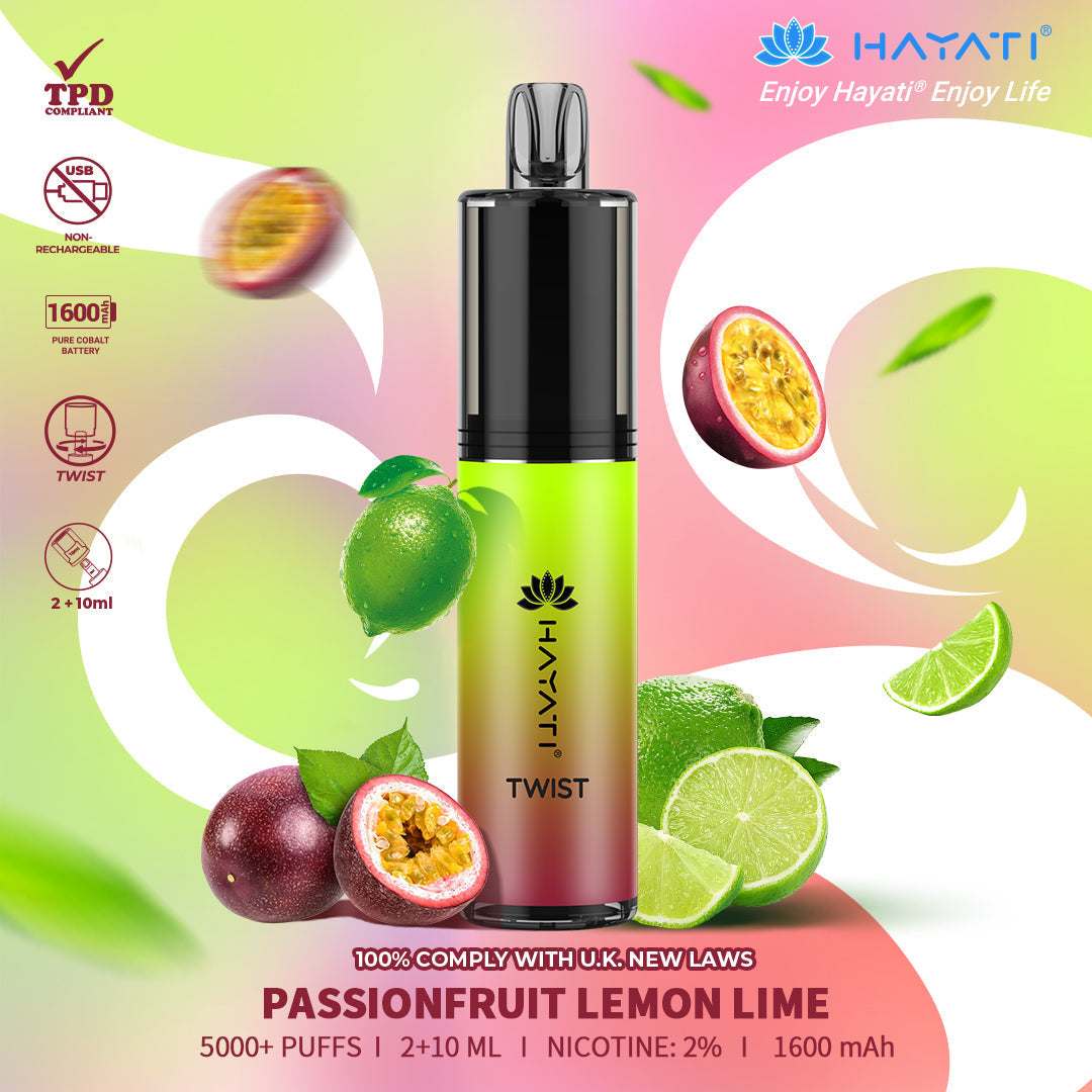 Hayati Twist 5000 Puffs Einweg-Vape-Pod-Kit