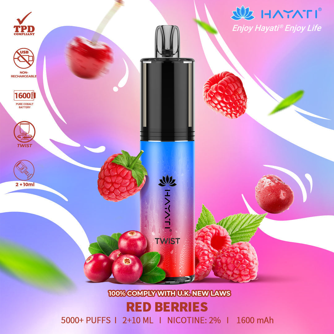 Hayati Twist 5000 Puffs Einweg-Vape-Pod-Kit