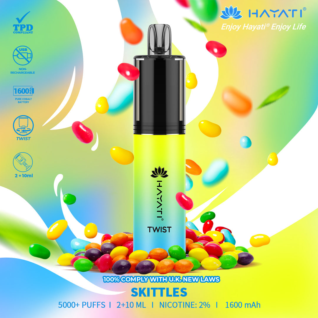 Hayati Twist 5000 Puffs Einweg-Vape-Pod-Kit