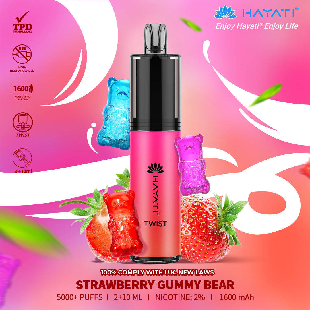 Hayati Twist 5000 Puffs Einweg-Vape-Pod-Kit