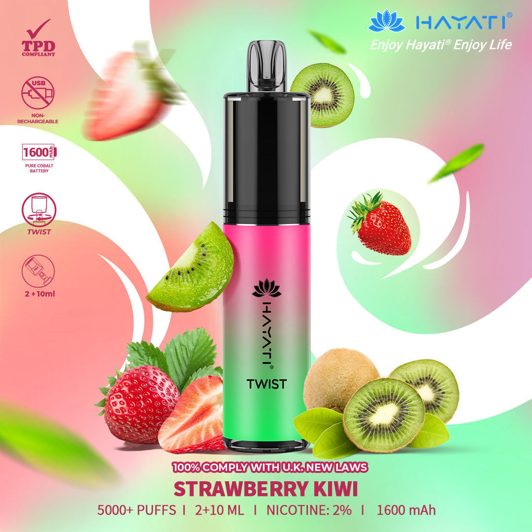 Hayati Twist 5000 Puffs Einweg-Vape-Pod-Kit