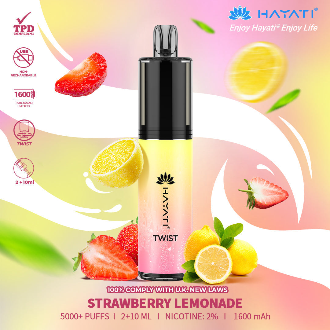 Hayati Twist 5000 Puffs Einweg-Vape-Pod-Kit