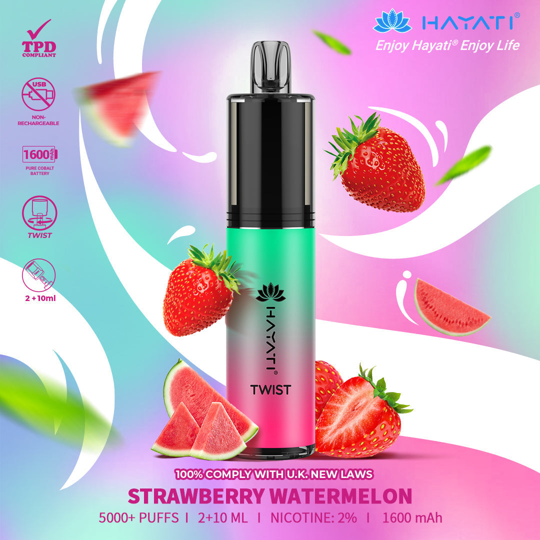 Hayati Twist 5000 Puffs Einweg-Vape-Pod-Kit
