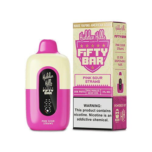 Hidden Hills Fifty Bar 20K Disposable Vape 20000 Puffs