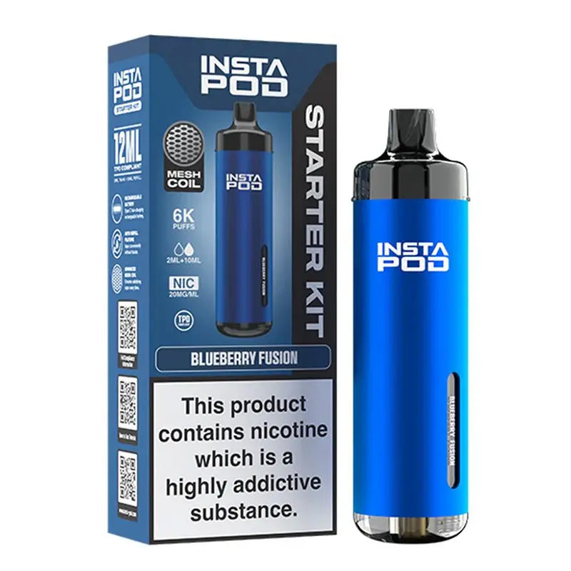 Instafill Vape Insta Pod 6000 Prefilled & Reusable Kit