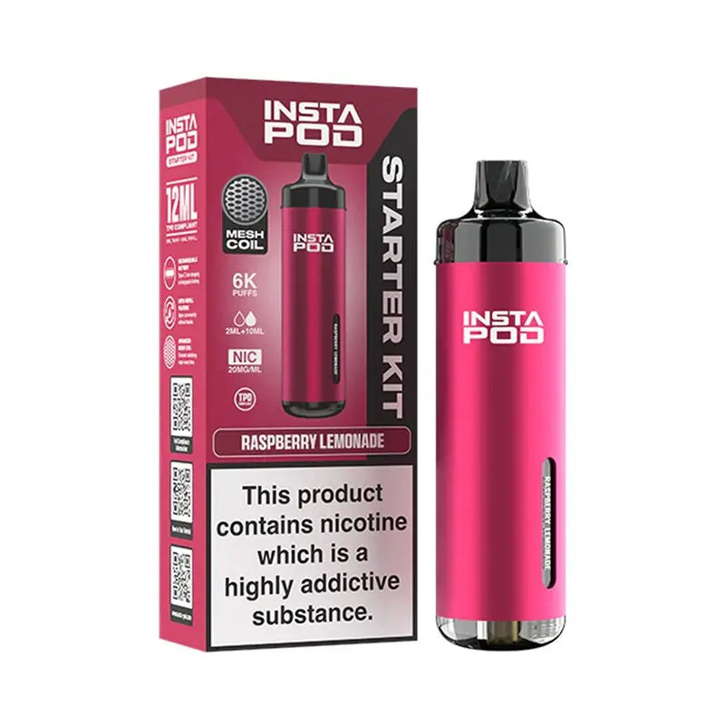 Instafill Vape Insta Pod 6000 Prefilled & Reusable Kit