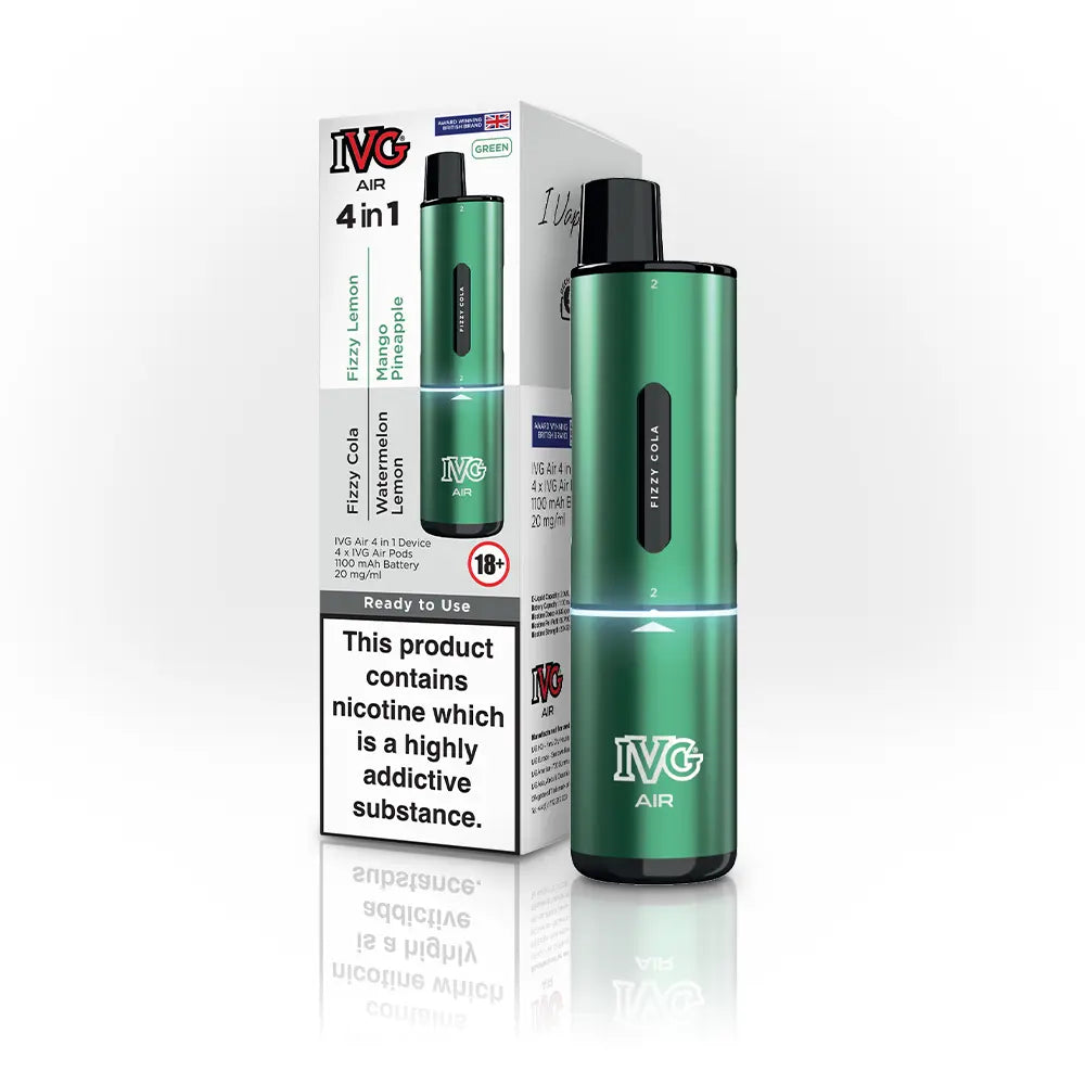 IVG AIR 4-in-1 Puff Prefilled & Reusable Pod Kit
