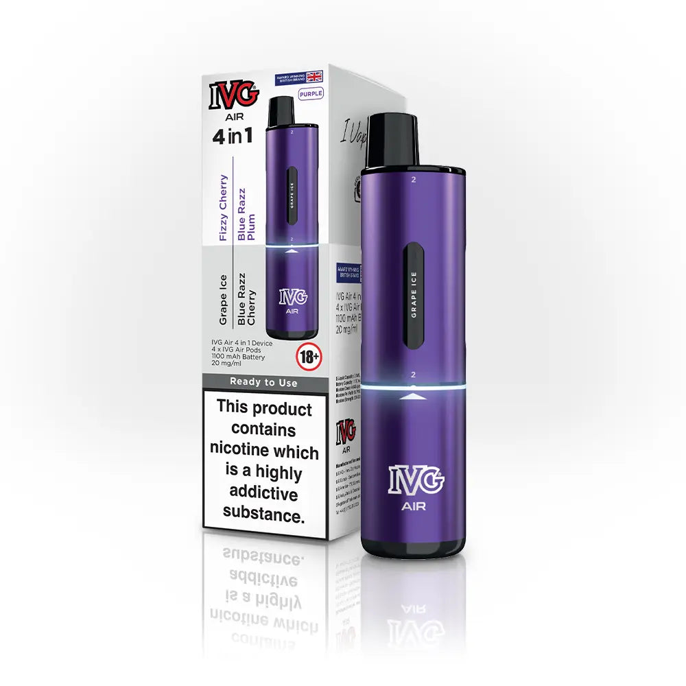 IVG AIR 4-in-1 Puff Prefilled & Reusable Pod Kit