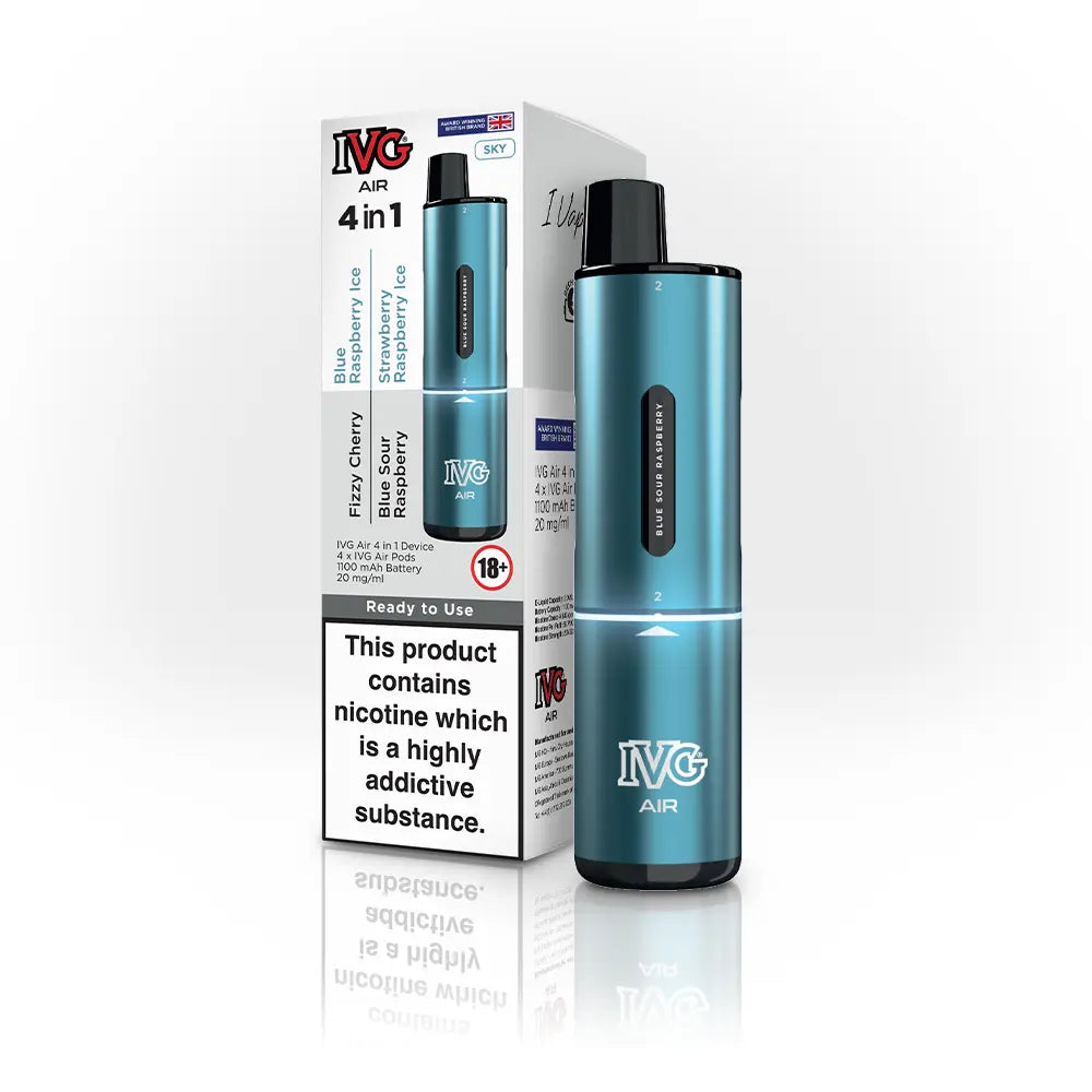 IVG AIR 4-in-1 Puff Prefilled & Reusable Pod Kit