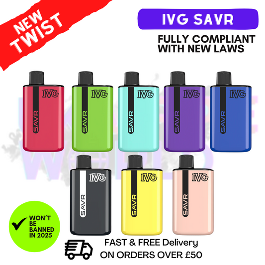 IVG Savr 3K Puff Prefilled Pod Kit - 4,99 £
