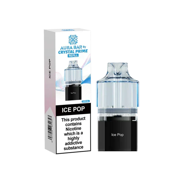 Crystal Prime Aura Bar 10k Prefilled Replacement Pods - Box of 5