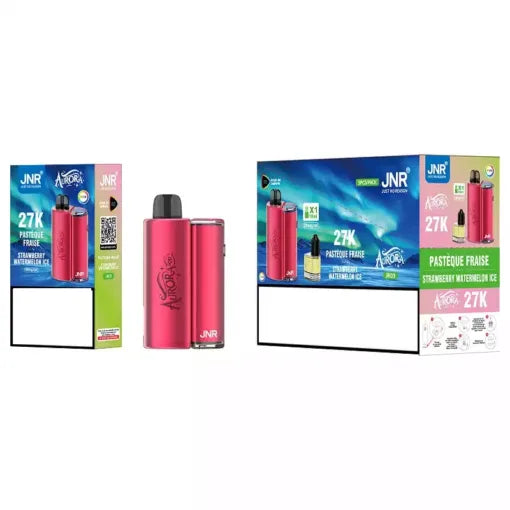 JNR AURORA 27000 Puffs Pod Kit Breathing Screen Bulk Buy Rechargeable Refillable Vapes Wholesale