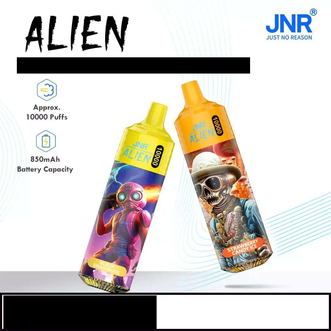 JNR ALIEN 10000 Puffs RGB Bulk Buy Rechargeable Disposable Vapes Wholesale