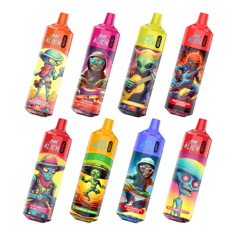 JNR Alien Disposable 5% Nicotine 850mAh 20ML 10000 Puffs 44 FLAVORS