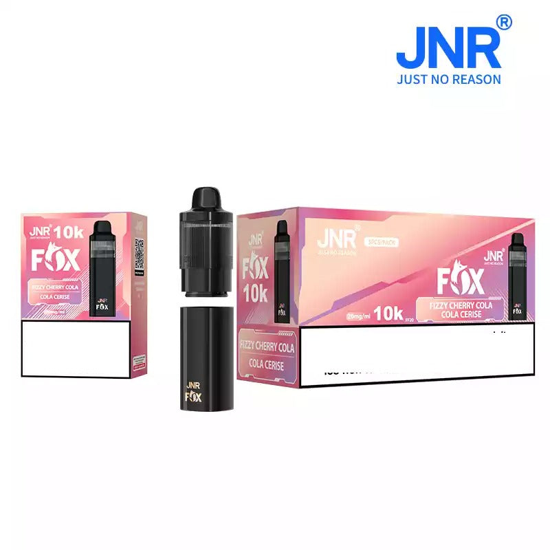 JNR FOX 10000 Puffs Pod Kit Bulk Buy Rechargeable Refillable Vape Wholesale