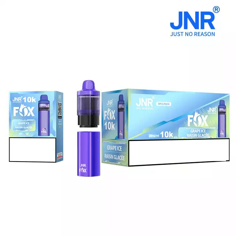 JNR FOX 10000 Puffs Pod Kit Bulk Buy Rechargeable Refillable Vape Wholesale