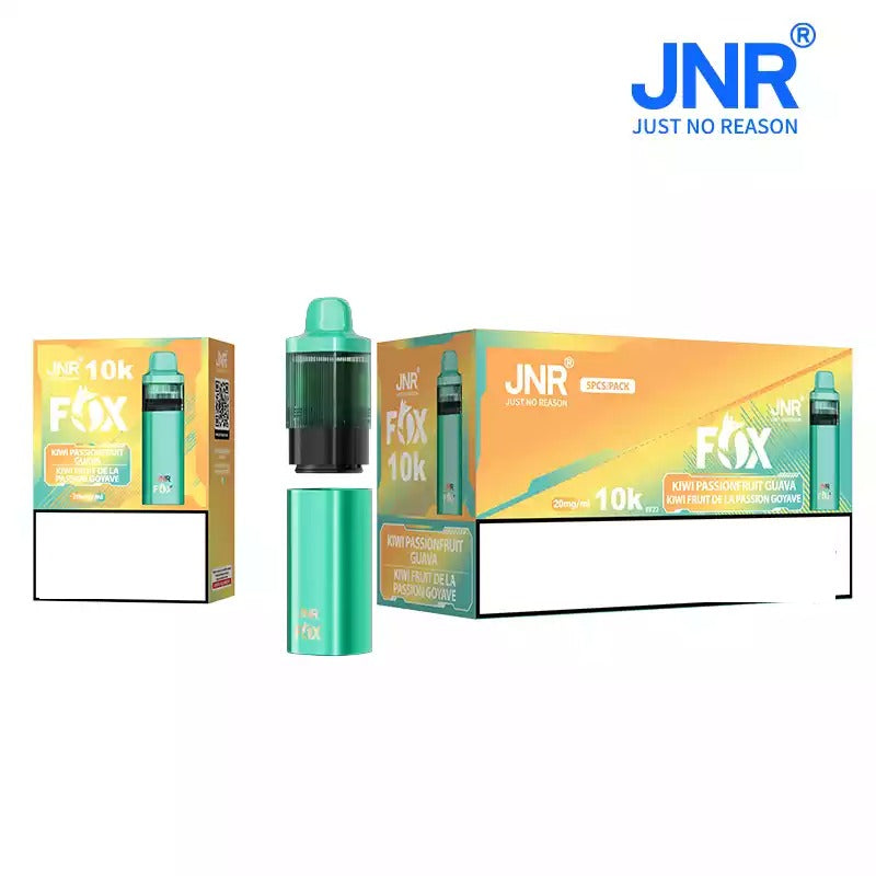 JNR FOX 10000 Puffs Pod Kit Bulk Buy Rechargeable Refillable Vape Wholesale