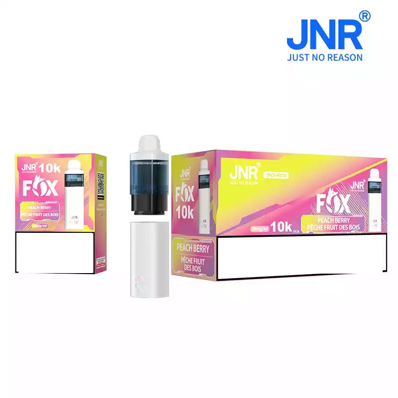 JNR FOX 10000 Puffs Pod Kit Bulk Buy Rechargeable Refillable Vape Wholesale