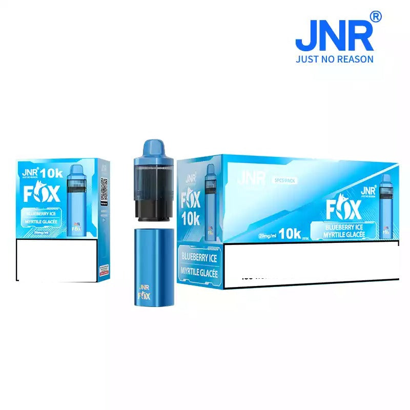JNR FOX 10000 Puffs Pod Kit Bulk Buy Rechargeable Refillable Vape Wholesale