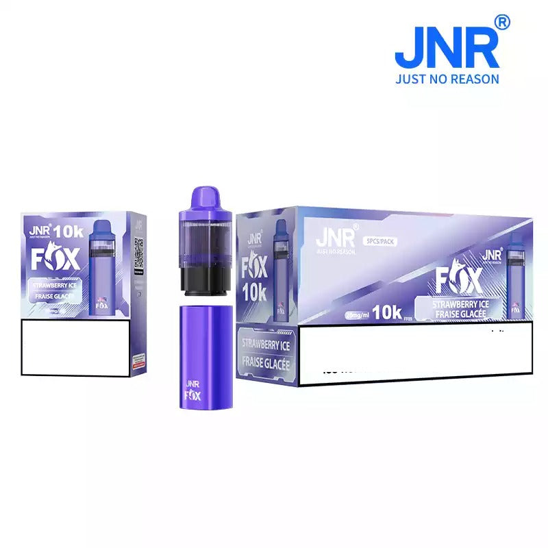 JNR FOX 10000 Puffs Pod Kit Bulk Buy Rechargeable Refillable Vape Wholesale