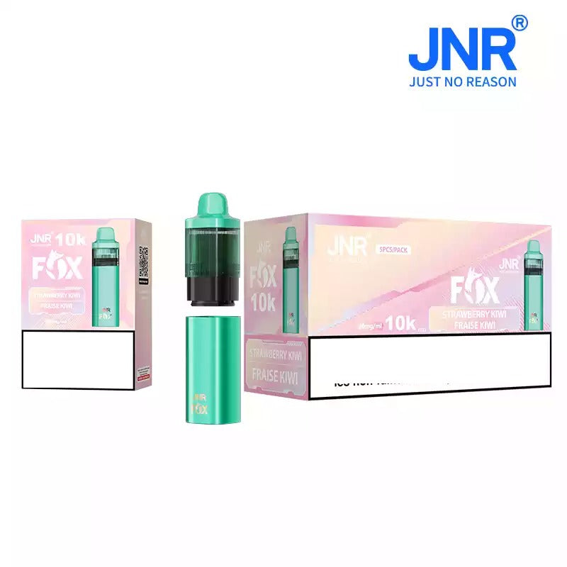 JNR FOX 10000 Puffs Pod Kit Bulk Buy Rechargeable Refillable Vape Wholesale
