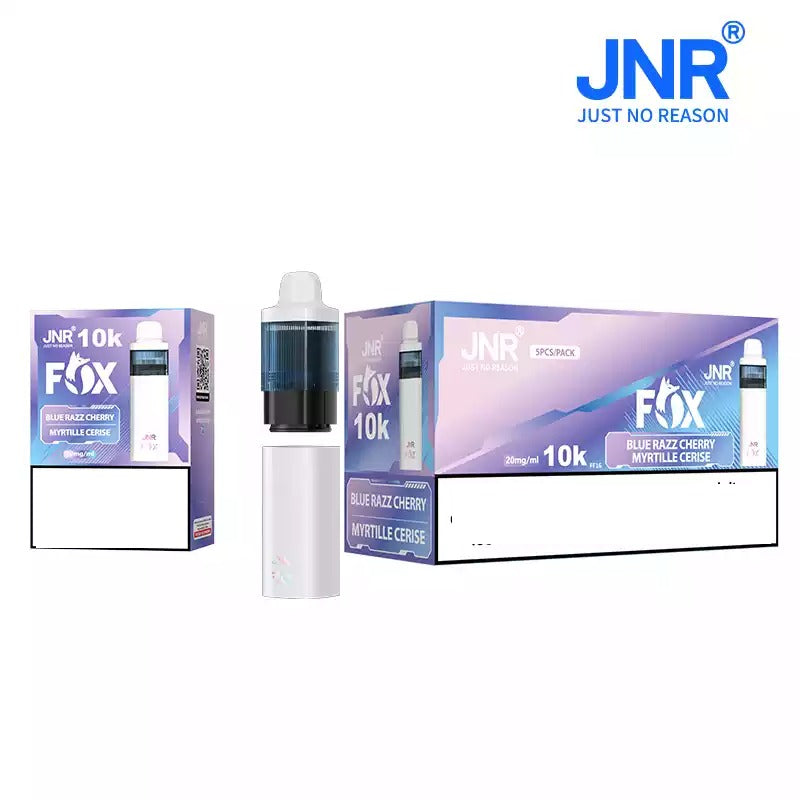 JNR FOX 10000 Puffs Pod Kit Bulk Buy Rechargeable Refillable Vape Wholesale
